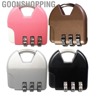 Goonshopping Luggage Lock DIY Setting Password Lightweight Zinc Alloy Material Combination Padlock for Suitcase Travel