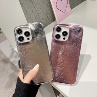 เคสโทรศัพท์มือถือหนัง PC แข็ง ปิดด้านหลัง กันกระแทก สีพื้น หรูหรา สําหรับ iPhone 14 Pro Max 13 12 11 13 Pro Max