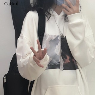 Cattail เสื้อกันหนาว เสื้อฮู้ด สบายๆ comfortable ดูสวยงาม unique WWY2390AKZ37Z230911