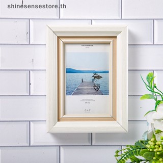 Shine เทปสติกเกอร์ติดผนัง ไม่ทิ้งรอย สีขาว ลอกออกได้ สําหรับกรอบรูป โปสเตอร์ DIY 4 คู่