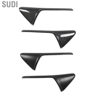 Sudi Side Vent Cover Real Carbon Fiber  Trim Replacement for Tesla Model 3 Y Car Exterior