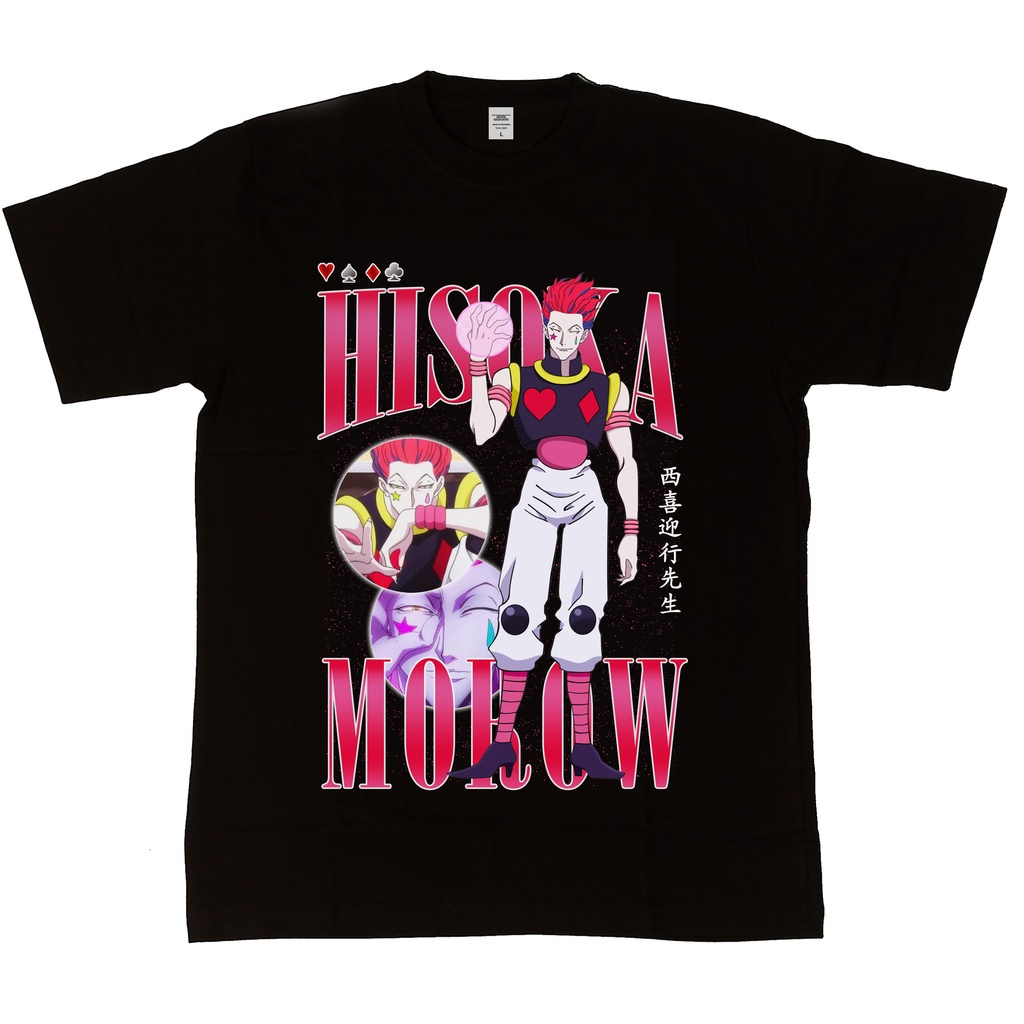 ไฟ! เสื้อยืด พิมพ์ลายการ์ตูน Hisoka Morow Hunter X Hunter Homage Series