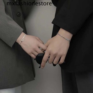 Mxfashione สร้อยข้อมือคู่ หรูหรา วินเทจ คู่รัก หัวใจ สําหรับผู้ชาย ผู้หญิง อารมณ์ สายรัดข้อมือ