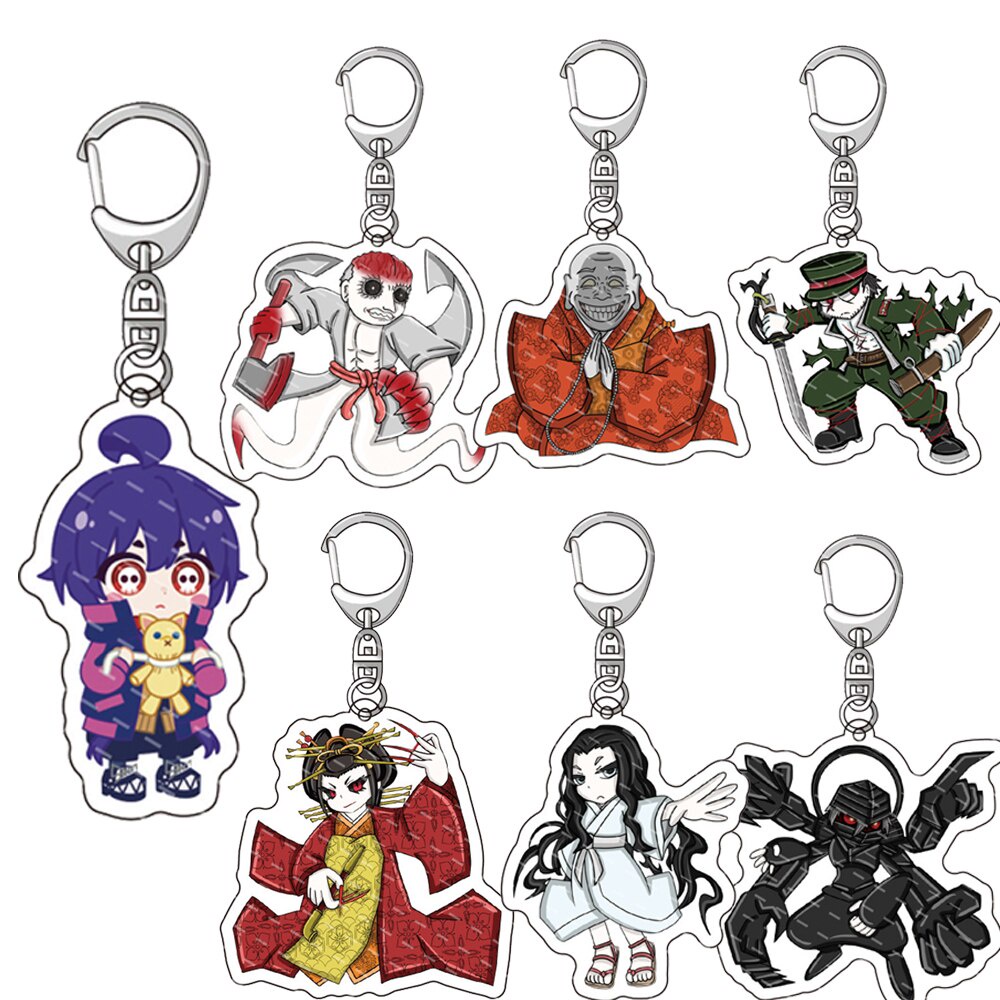Yayoi Hozuki อะนิเมะ Dark Gathering Keitao Eiko Cosin พวงกุญแจ 2 ด้านใสอะคริลิคพลาสติกน่ารัก chibi อ