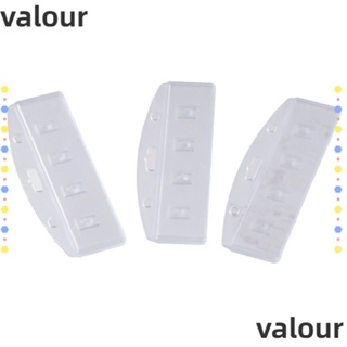 Valour ที่ใส่บัตรประจําตัว บัตรพลาสติก แบบครึ่ง 10 ชิ้น สําหรับสํานักงาน