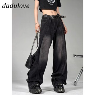 DaDulove💕 New American Ins High Street Retro Jeans Niche High Waist Loose Wide Leg Pants plus Size Trousers