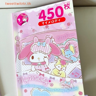 SANRIO Trwitr สติกเกอร์ ลายการ์ตูนสุนัข Kulomi Cinnamon Dog Pacha สําหรับตกแต่งสมุดบัญชี