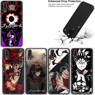 Y1 เคสโทรศัพท์มือถือแบบนิ่ม ลายอะนิเมะ Black Clover สําหรับ Huawei Y5P Y6P Y8P Y7A Y9A Mate 10 20 Pro Lite