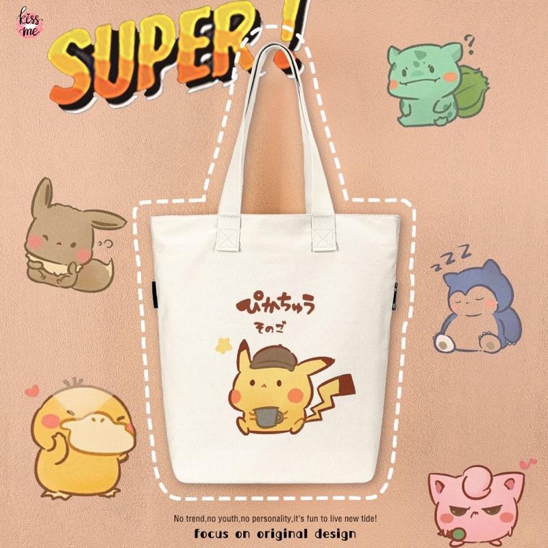 SP3 [SP3 Seller] Pikachu Premium Japanese Tote Bag✨[รวดเร็ว Dispatch]