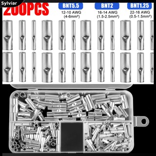 [sylviar] ชุดขั้วต่อสายไฟ 22-16AWG 16-14AWG 12-10AWG 200 ชิ้น
