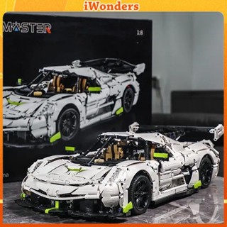 C61048 1:8 Technic Koenigsegg Jesko Difficult ของเล่นตัวต่อ เพื่อการเรียนรู้เด็ก