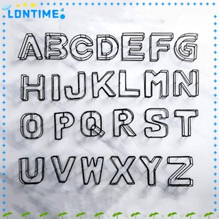 Lontime ป้ายเหล็กดัด ลายตัวอักษร สไตล์โมเดิร์น สําหรับถ่ายภาพ คาเฟ่