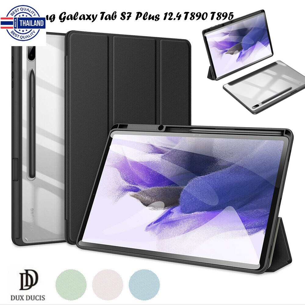 Dux Ducis TOBY เคส Samsung Galaxy Tab S7 Plus 12.4 T890 T895 / S7+ / Samsung Galaxy Tab S7 FE / Tab S8 Plus / S8+ 12.4 ร