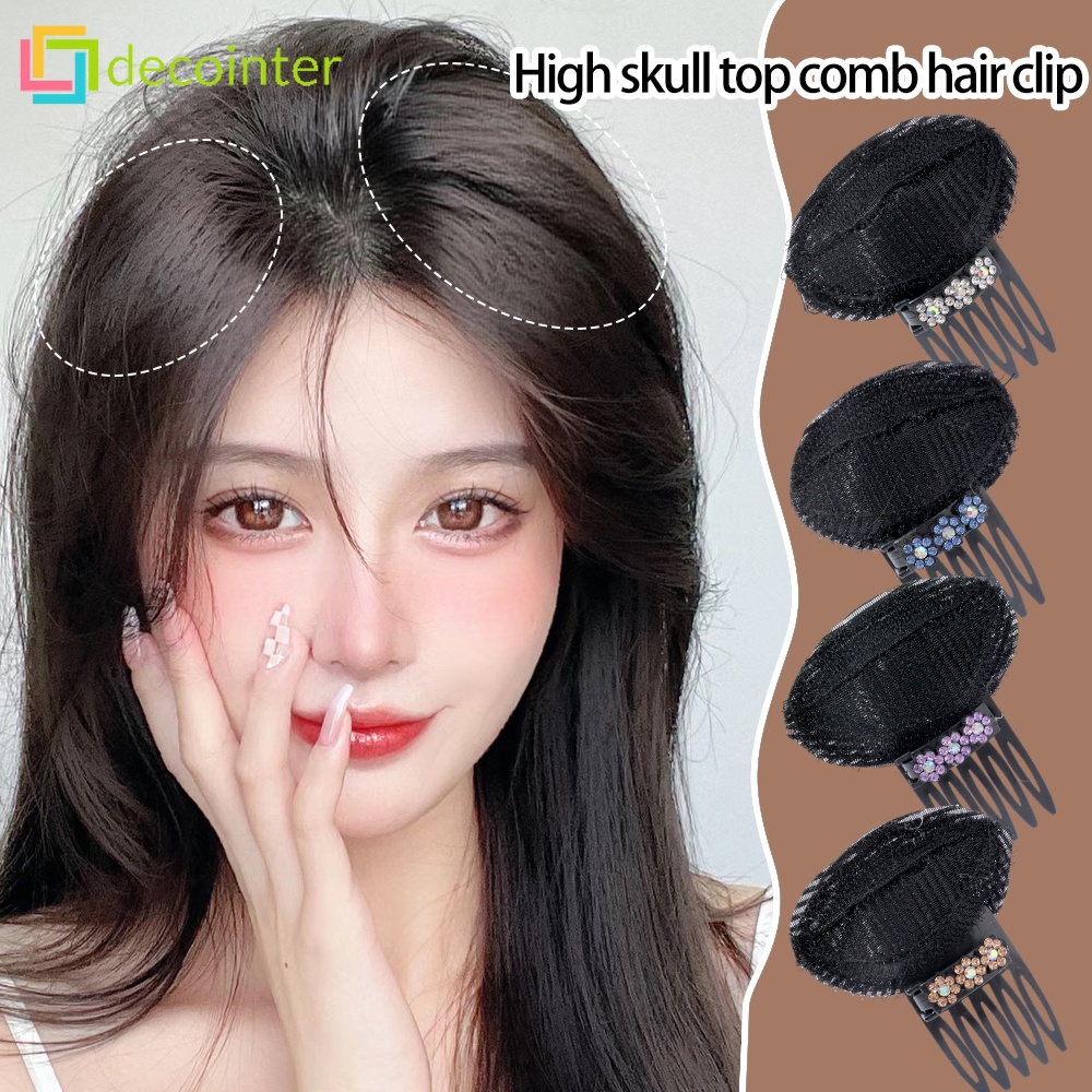 สร้างสรรค์ มองไม่เห็น ระบายอากาศ พัฟ ผม หัวเบาะ / ผู้หญิง DIY แฟชั่น อินเทรนด์ ปุย ธรรมชาติ ฟองน้ํา รากผม คลิป