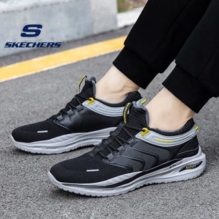 Skechers_ GOWALK ArchFit รองเท้ากีฬา รองเท้าวิ่งลําลอง ผ้าตาข่าย ระบายอากาศ ความยืดหยุ่นสูง สําหรับผู้ชาย