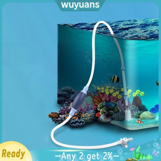 Wuyuans อุปกรณ์ปั๊มกรองน้ํา แบบแมนนวล สําหรับตู้ปลา