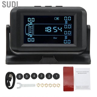 Sudi Tire Pressure  Accurate Signal Transmission 4 Alarm Modes TPMS USB Power Supply DC 5V for 6 Wheel