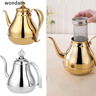 Wonda กาต้มน้ําสเตนเลส ปากยาว 1.8 ลิตร 1.2 ลิตร พร้อมที่กรองชา กาแฟ