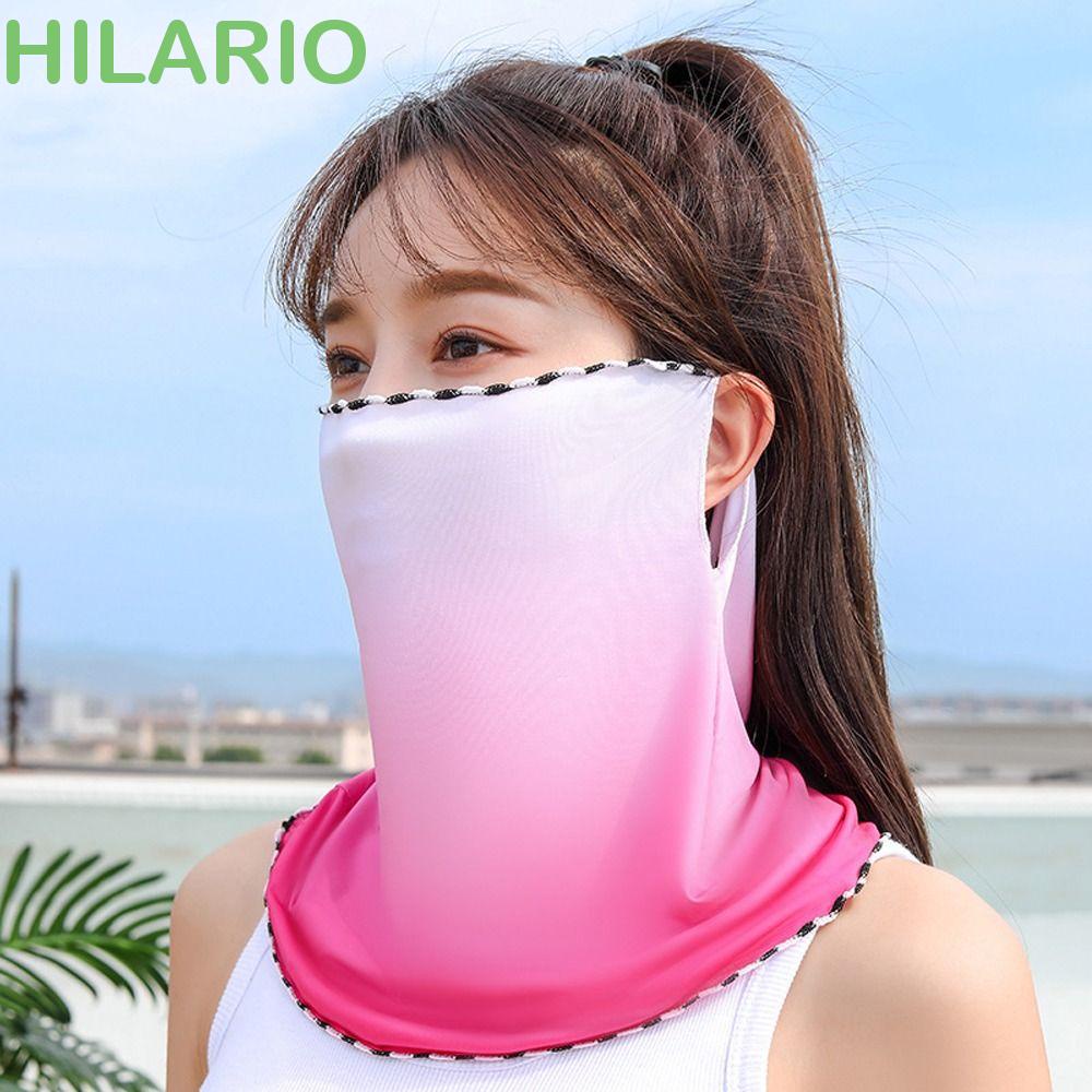 Hilario หน้ากากกันแดด กันลม ไล่โทนสี ป้องกันรังสียูวี สีแคนดี้ เหมาะกับฤดูร้อน สําหรับขี่จักรยาน ตกปลา