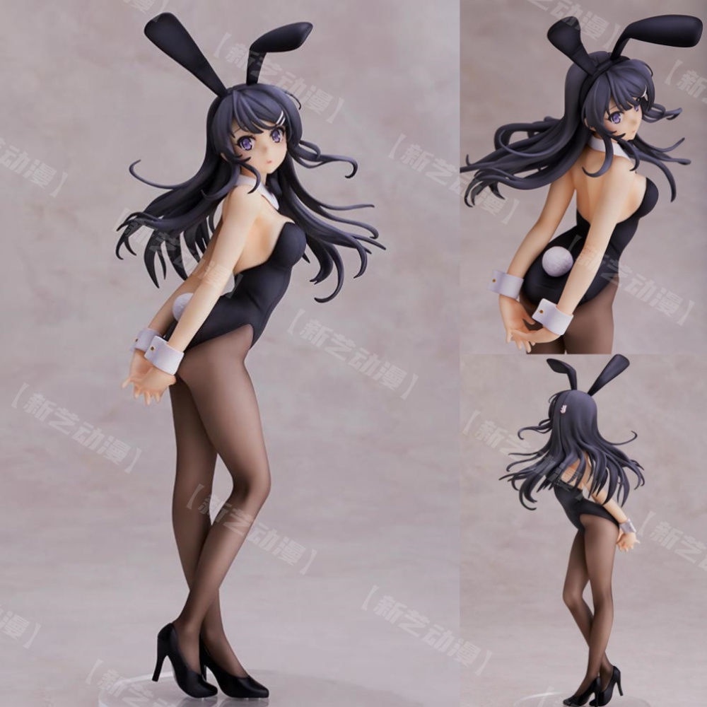 เยาวชนหัวหมู Boy Series Bunny Girl น้องสาวอาวุโส Sakurajima เชียงใหม่ตุ๊กตารุ่นเครื่องประดับสองมิติความงามเซ็กซี่อะนิเมะตุ๊กตาสาวสวยตุ๊กตาเดสก์ท็อปตกแต่ง