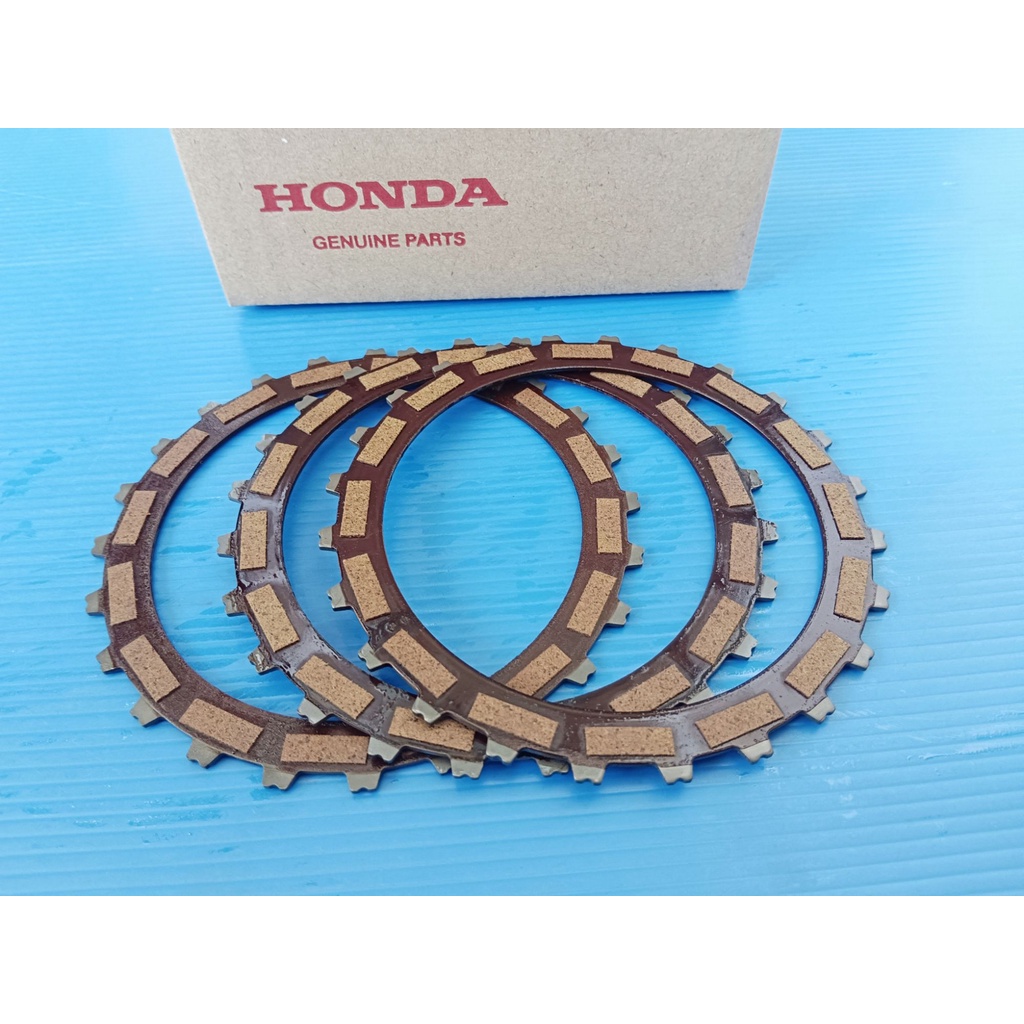 22201-K2J-T01/3แผ่นคลัทช์แท้HONDA Wave110i ปี2021-2024 , Super cub ปี2021-2024 (หมายเลข5ตามภาพ/3ชิ้น
