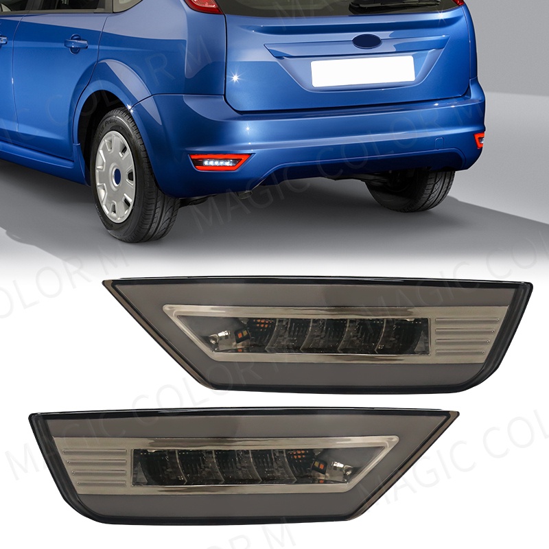 ไฟตัดหมอกสะท้อนแสง 12V สําหรับ Ford Ecosport 2013-2020 Focus Hatchback 2009-2013 Kuga Escape 2013-2018