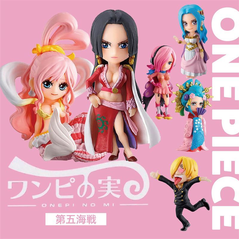 [BTF] ฟิกเกอร์ Bandai Gashapon One Piece Devil Fruit Q Version Fifth Sea Battle White Star Empress Xiaozi Yamaji LOAC