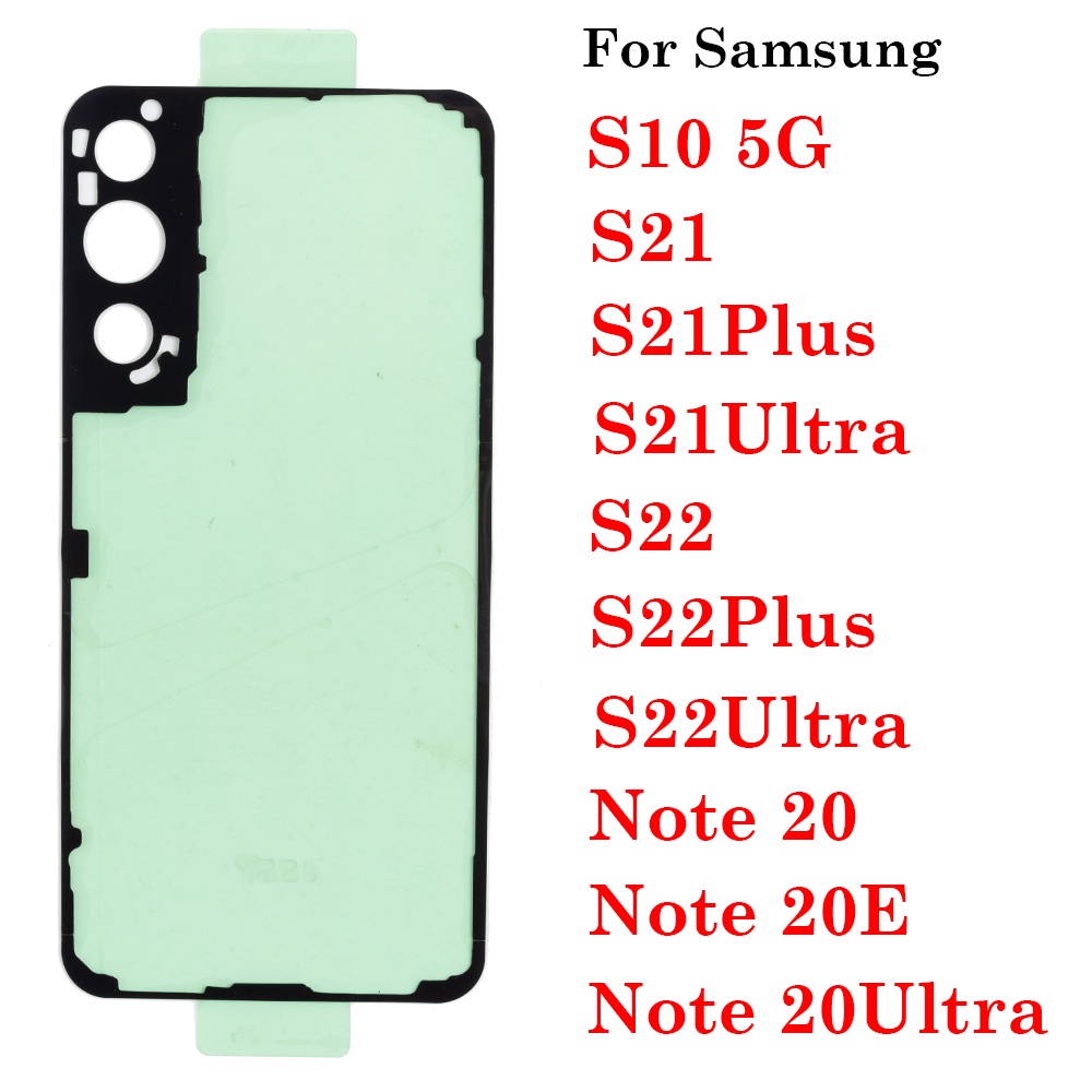 สติกเกอร์กาว กันน้ํา สําหรับติดตกแต่งแบตเตอรี่ Samsung Galaxy S10 5G S21 S22 Note 20 E Plus Ultra +