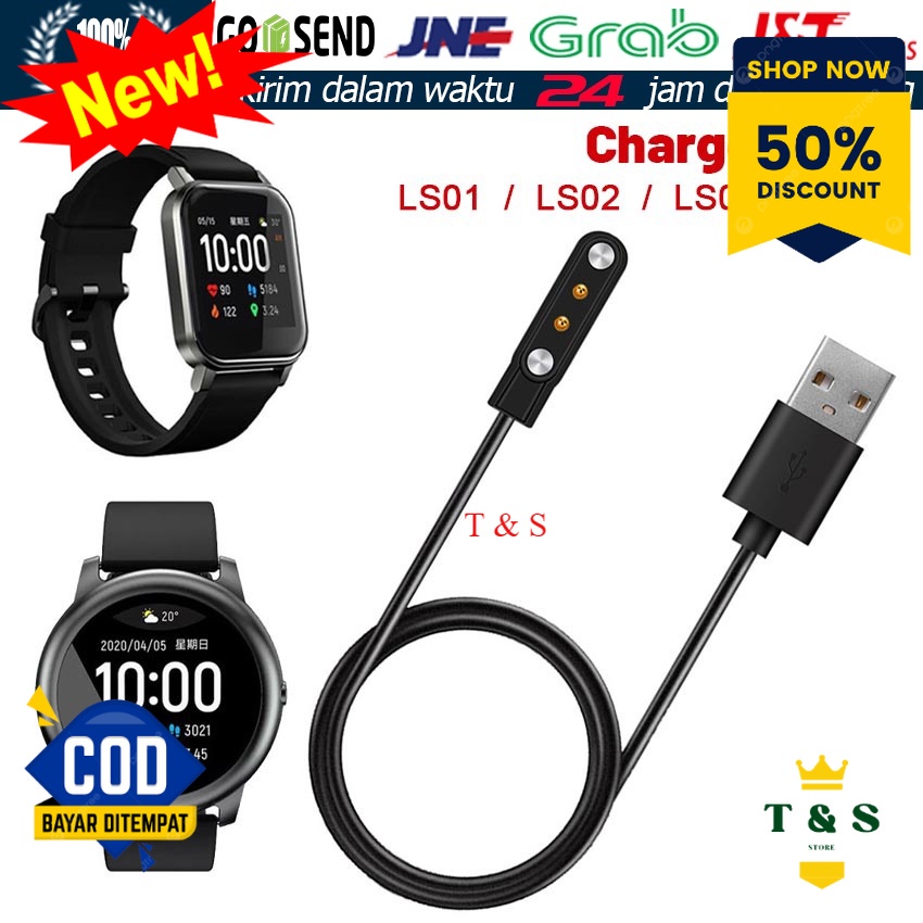 Xiaomi Haylou LS02/LS01/LS05/RT สายชาร์จนาฬิกา/สายชาร์จ Usb HAYLOU LS01 LS02 LS05 RT สาย