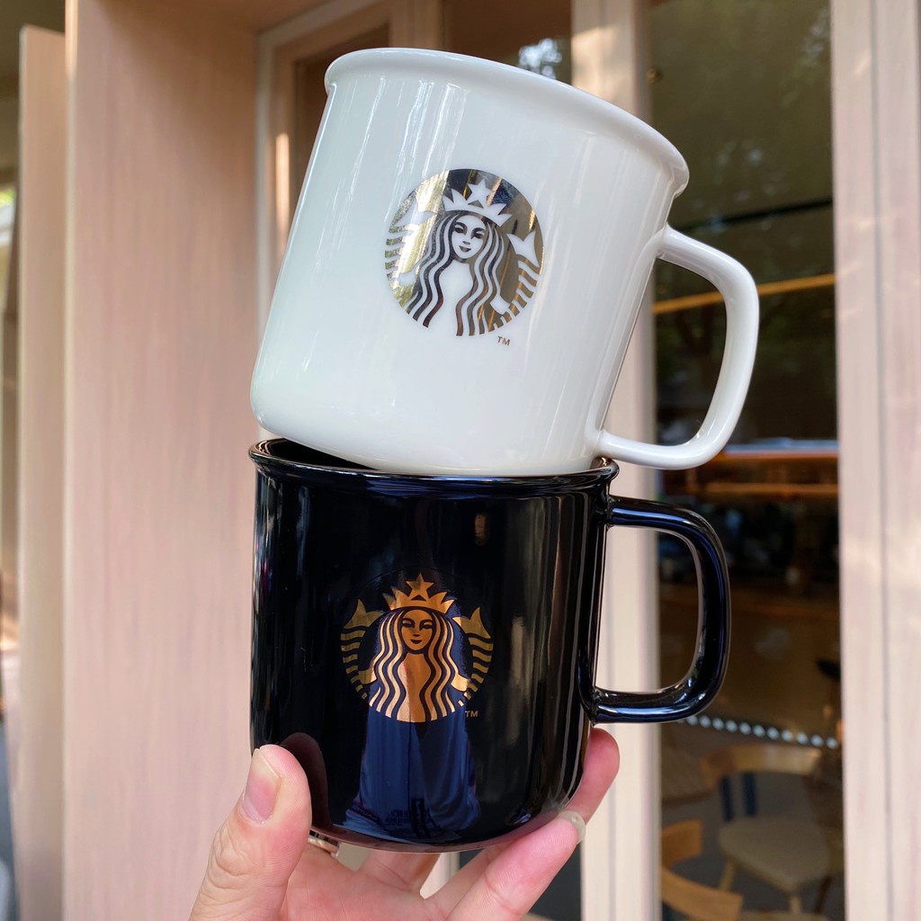 ถ้วย Starbucks Mug แก้วสตาร์บัคแก้วน้ำเซรามิกถ้วยกาแฟถ้วยน้ำสำนักงานของขวัญสวยหรูของขวัญปีใหม่ของขวัญวันเกิด