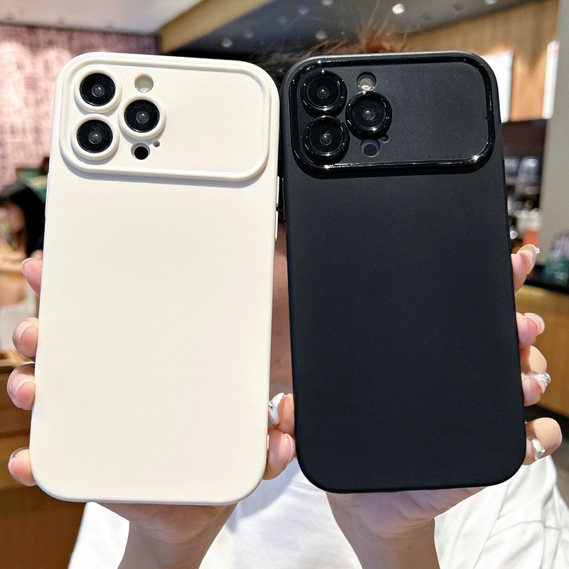 เคสซิลิโคนนิ่ม เนื้อแมตต์ สีดํา และสีขาว สําหรับ Redmi 9 Note 13 12 10 8 Xiaomi 13 Ultra 11 Lite 13T 12T POCO F5 F4 F3 F2 X4 X3 GT M4 M3 Pro Plus 5G | Sjn D001