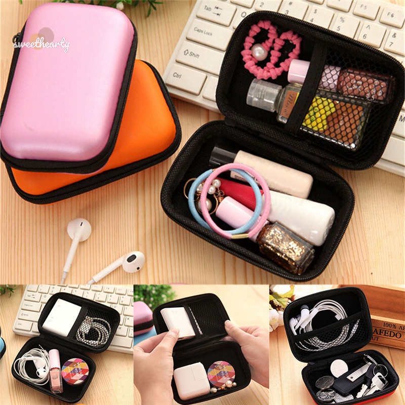 [Sweethearty] ใหม่ กระเป๋าเคสแข็ง สําหรับใส่จัดเก็บหูฟัง