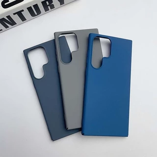 เคสโทรศัพท์แข็ง ผิวแมตต์ละเอียด สัมผัสเหมือนผิวหนัง บางเฉียบ กันรอยนิ้วมือ แบบหุ้มครึ่งเครื่อง สำหรับ Samsung S26 Ultra, S25 Ultra, S25 FE, S24U, S23, S22, A37, A56, A53, A16, A17, A07, A55, A54