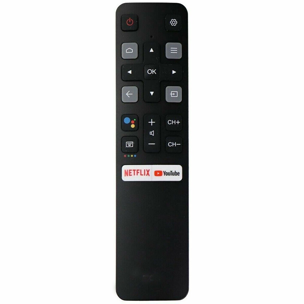 ใหม่ RC802V FNR1 สําหรับ TCL รีโมทคอนโทรลพร้อม Netflix YouTube Voice Remote 43P30FS