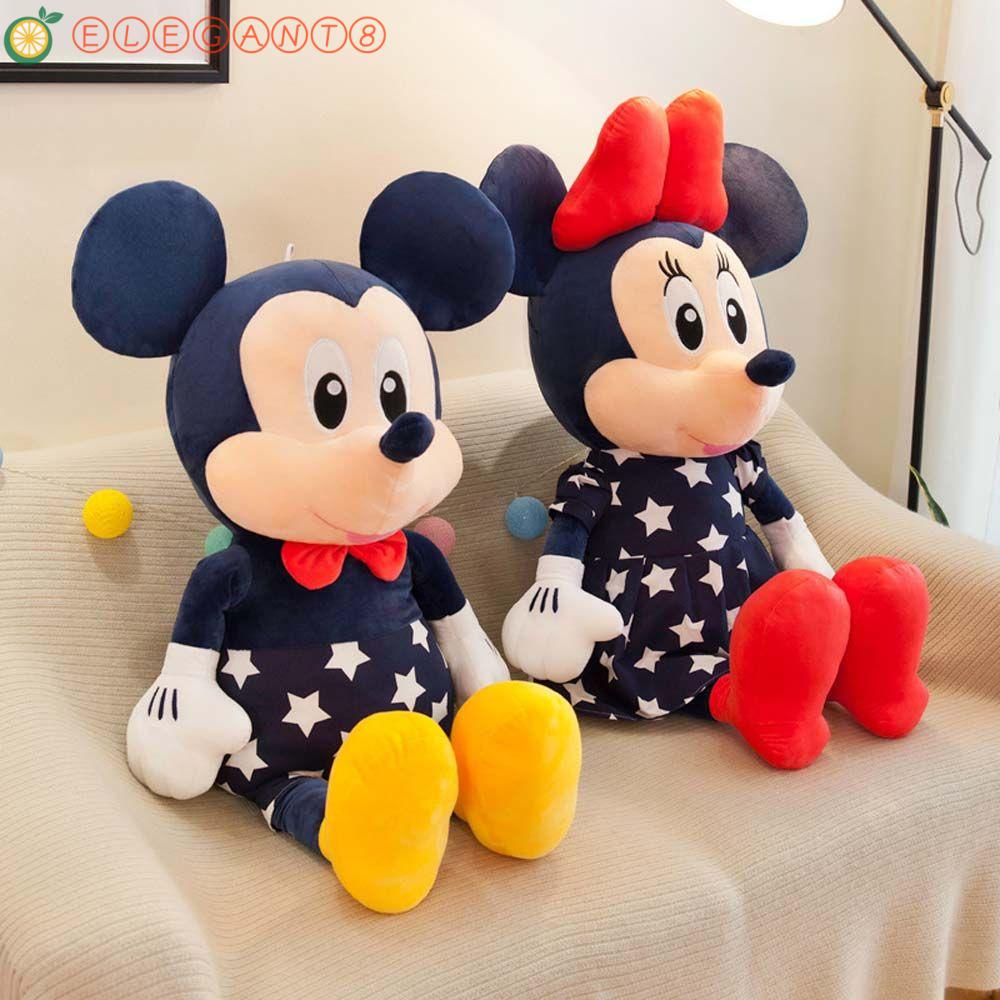 ของเล่นตุ๊กตา รูปการ์ตูนมิกกี้เมาส์ แบบนิ่ม เหมาะกับของขวัญวันเกิด สําหรับตกแต่งบ้าน