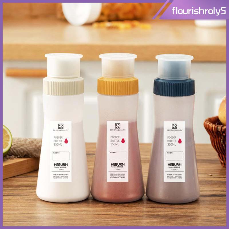 [Flourishroly5] ขวดใส่เครื่องเทศ น้ําตาล แป้ง พร้อมฝาปิด สําหรับทําบาร์บีคิว ปาร์ตี้ กลางแจ้ง