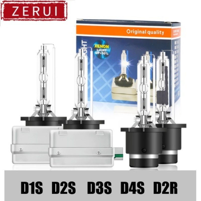 Zr สําหรับ 2PCS Xenon ไฟหน้า D1S D3S D4S D2S D2R 4300K 5000K 6000K 8000K รถหลอดไฟ HID ชุดรถ LED
