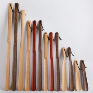 ช้อนไม้วอลนัท ด้ามจับยาว ยืดหยุ่น ทนทาน สีดํา สําหรับยกรองเท…