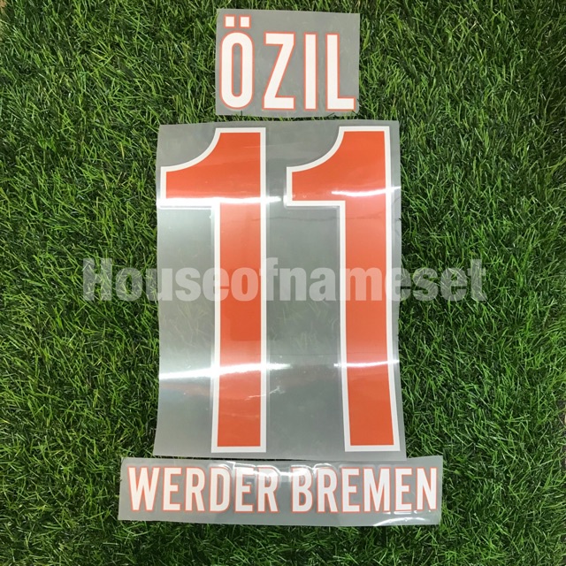 Ozil 11 Werder bremen 2011 ชื่อชุดบ้าน nns