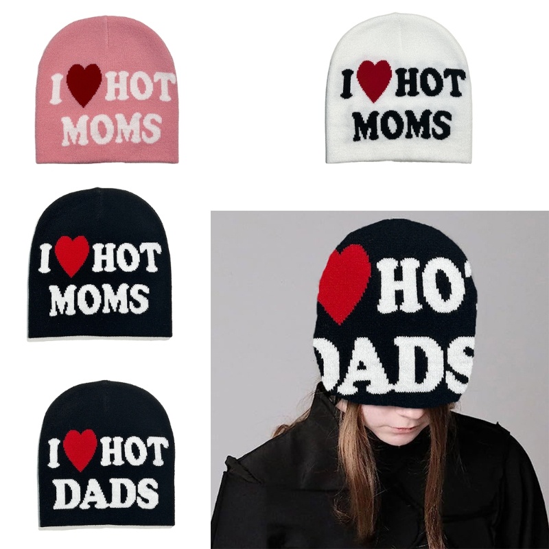 ลู ผ้าแจ็คการ์ด จดหมาย หมวกผู้ใหญ่หมวกยืดหยุ่นฤดูหนาวหูอุ่นถักหมวกเย็นฤดูหนาวนําเสนอสําหรับนักเรียนวัยรุ่น