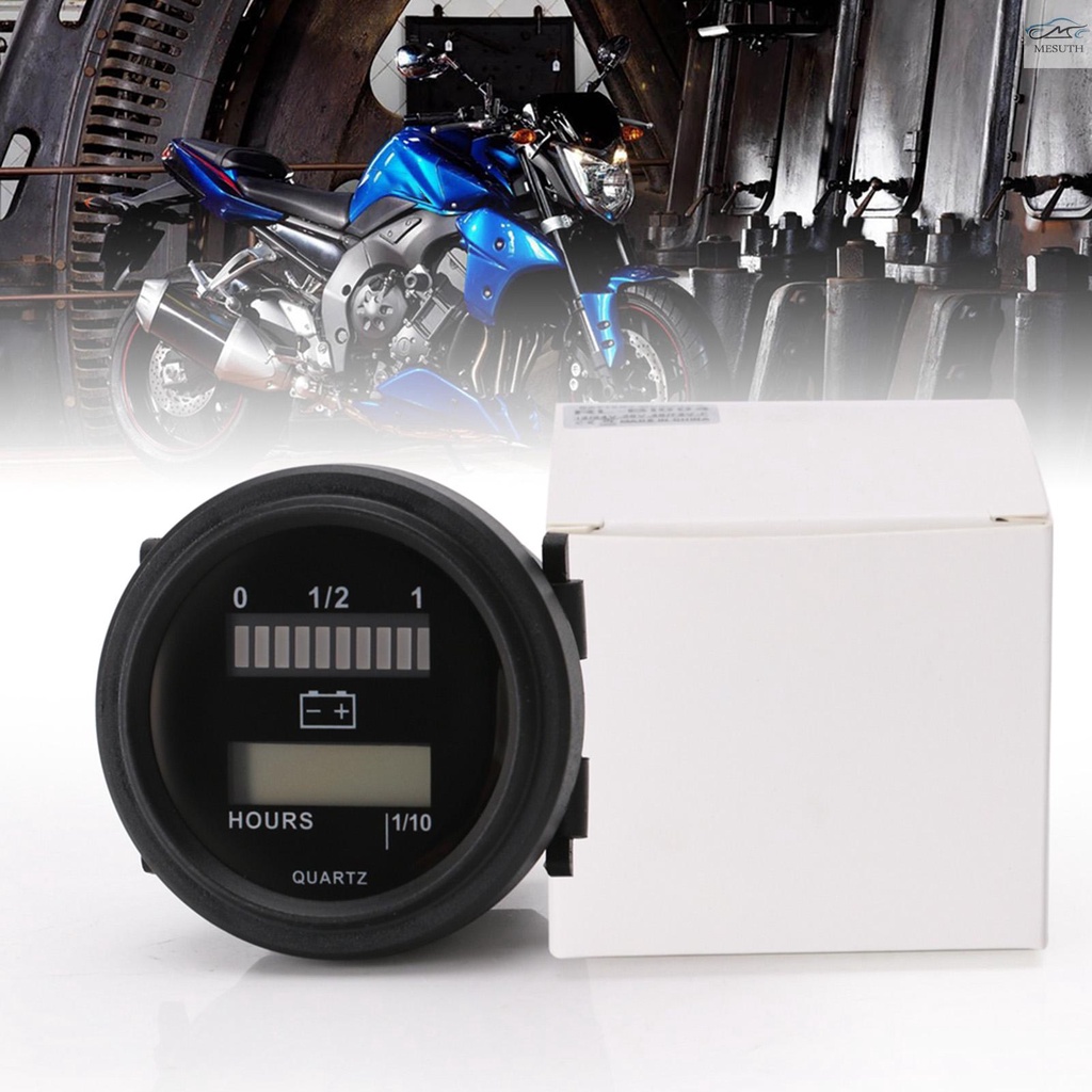 เครื่องวัดชั่วโมงดิจิทัล Lcd พร้อมไฟแสดงสถานะแบตเตอรี่ led 12V 24V 36V 48V 72V ราคา ถูกที่สุด ดีลบีเคเค แกลเลอรีภาพที่ 5