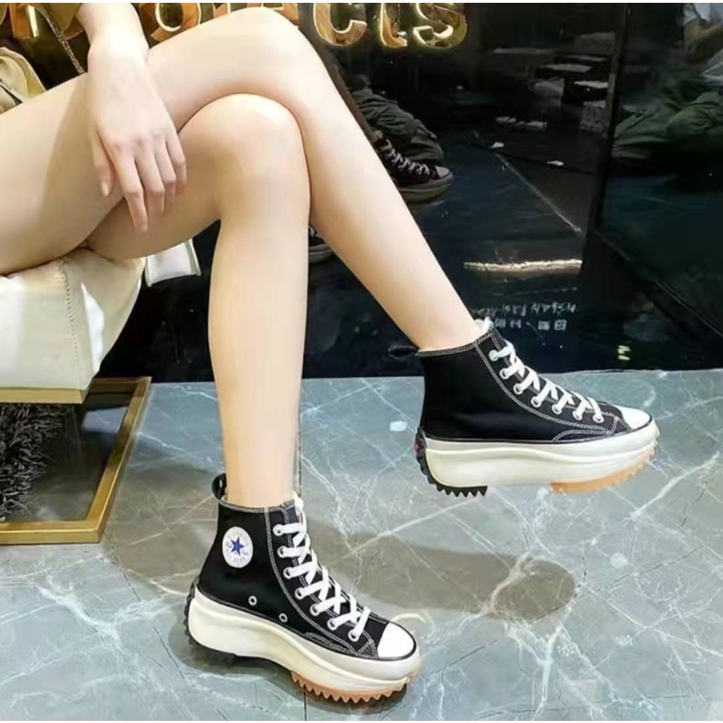 REPLICA OEM CONVERSE RUN STAR HIKE SHOES CANVAS SHOES FOR WOMEN แฟชั่น