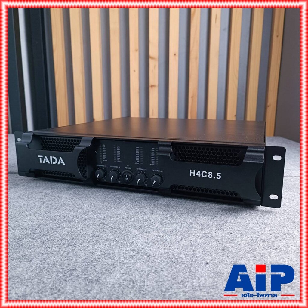 TADA H4C8.5 poweramp 4CH พาวเวอร์แอมป์ 4 ช่อง ธาดา กำลังวัตต์ 850 วัตต์ ระบบหม้อแปลง tada H4C 8.5 H4C-8.5 เอไอ-ไพศาล