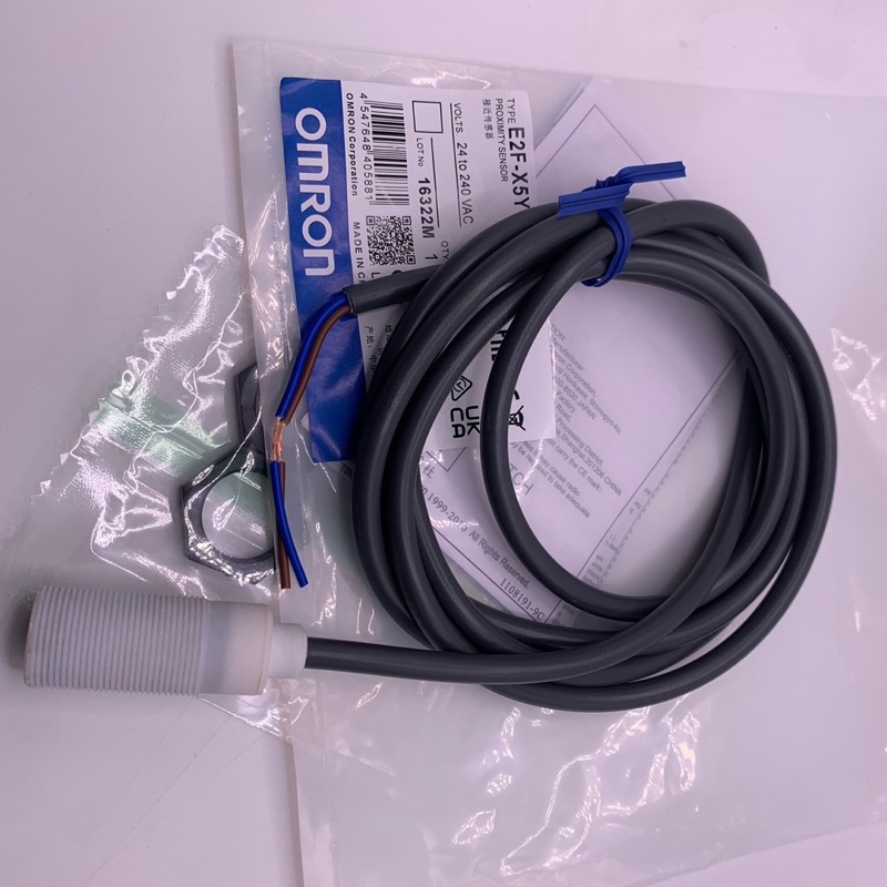 สุดคุ้ม E2F-X5Y1 หัว 18 mm จับโลหะ ระยะจับ 5 mm 2 สาย NO ไฟ 12-24VDC