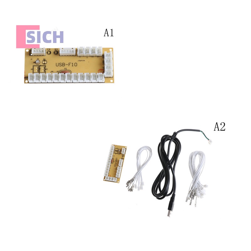 [Sich] Zero Delay Arcade เอ็นโค้ดเดอร์ USB PC to Joy Push Button + สายเคเบิ้ล สําหรับ MAME
 ใหม่