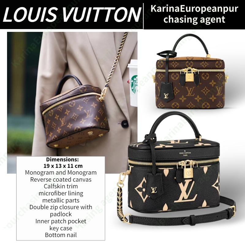 หลุยส์วิตตองLouis Vuitton VANITY Women/Shoulder Bag สุภาพสตรี/กระเป๋าสะพาย/กระเป๋าถือ/กระเป๋าเครื่องสำอาง