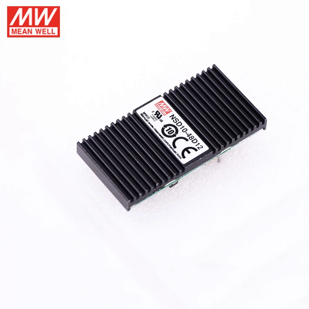 Mean WELL NSD10-12D12 DC-DC Regulated Dual Output Converter 9.8-36VDC ถึง +12V -12V DC 0.42A 10W Swi