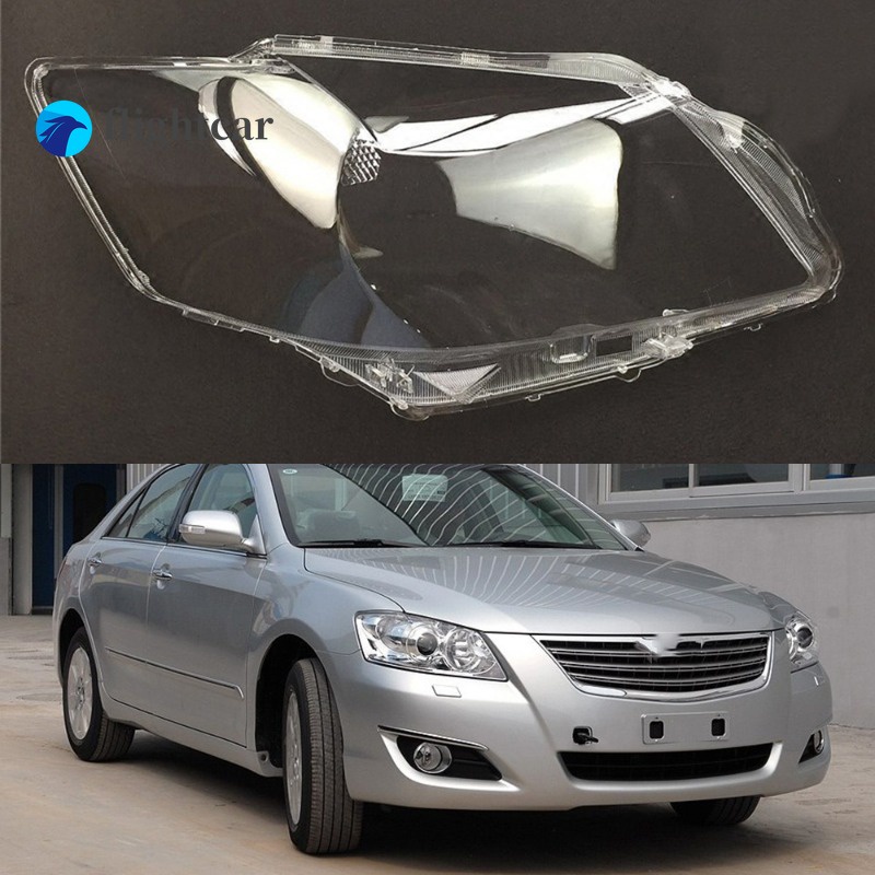 Flightcar ฝาครอบเลนส์ไฟหน้า แบบใส สําหรับ TOYOTA Camry 2006 2007 2008 1 คู่