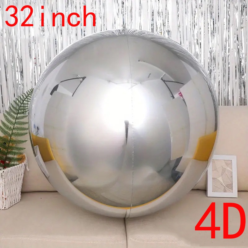 ลูกโป่งฟอยล์ ฮีเลียม โลหะ อลูมิเนียม ทรงกลม 4D สีโรสโกลด์ ขนาด 32 นิ้ว สําหรับตกแต่งงานปาร์ตี้วันเกิด งานแต่งงาน 1 ชิ้น