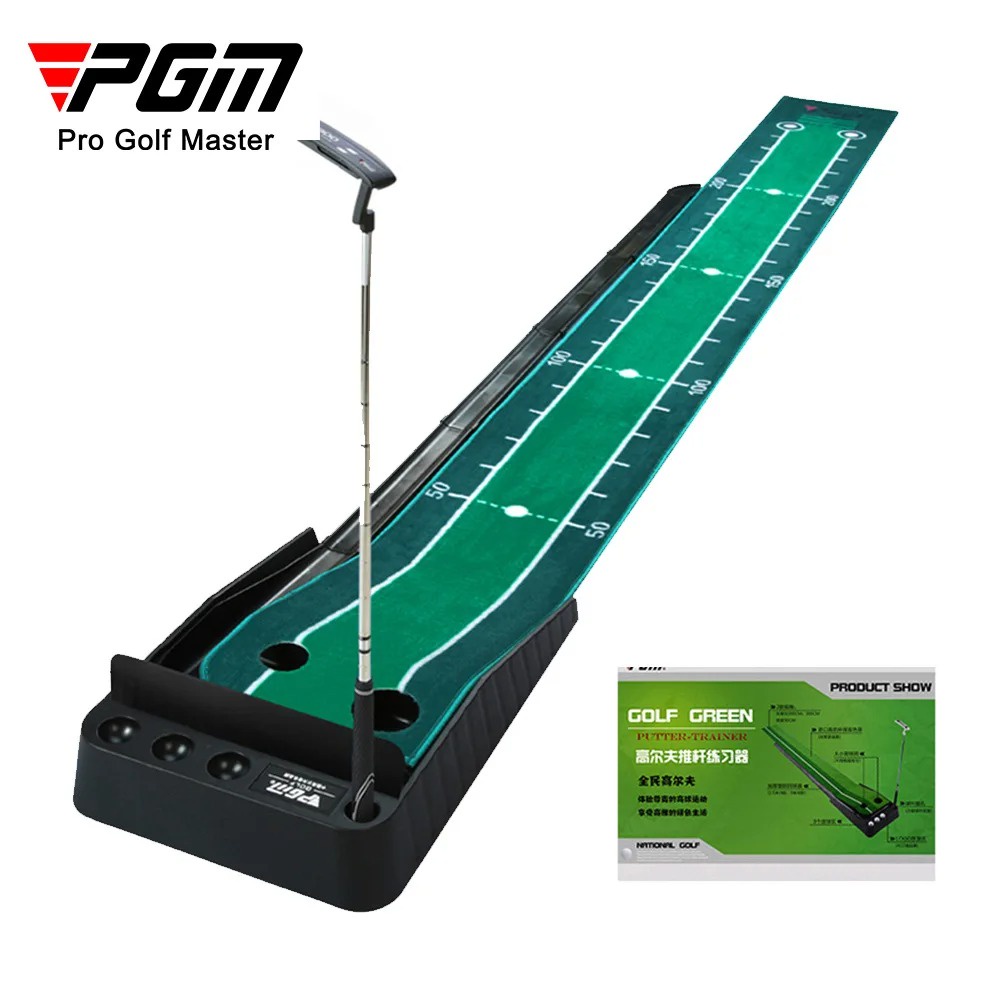 PGM Putt ฝึกซ้อมกอล์ฟในร่มกำมะหยี่ยางพัตเตอร์พรมออกกำลังกาย TL023
